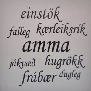 Segull með snjöllum texta