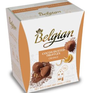 Konfekt Belgískt, trufflu apelsínu 200 gr.