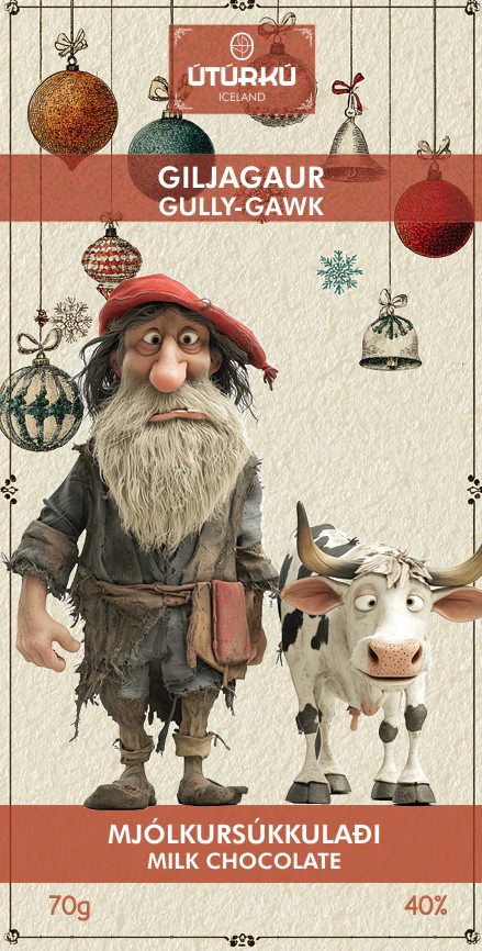 Útúrkú Jólasveinasúkkulaði Giljagaur