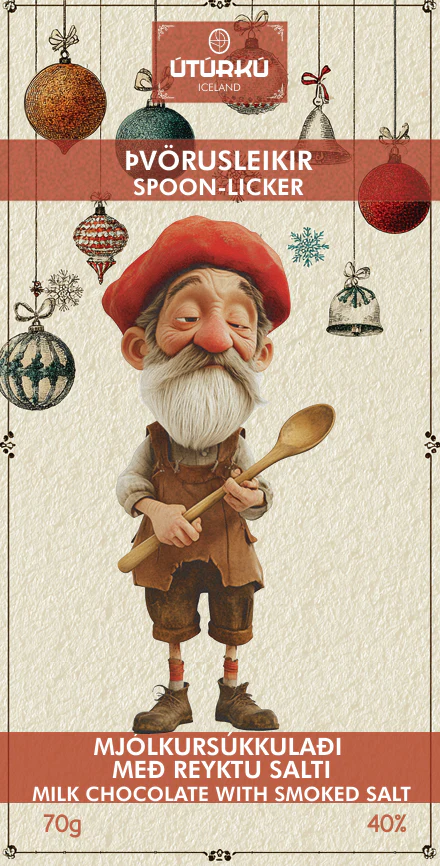 Útúrkú Jólasveinasúkkulaði Þvörusleikir