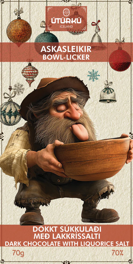 Útúrkú Jólasveinasúkkulaði Askasleikir