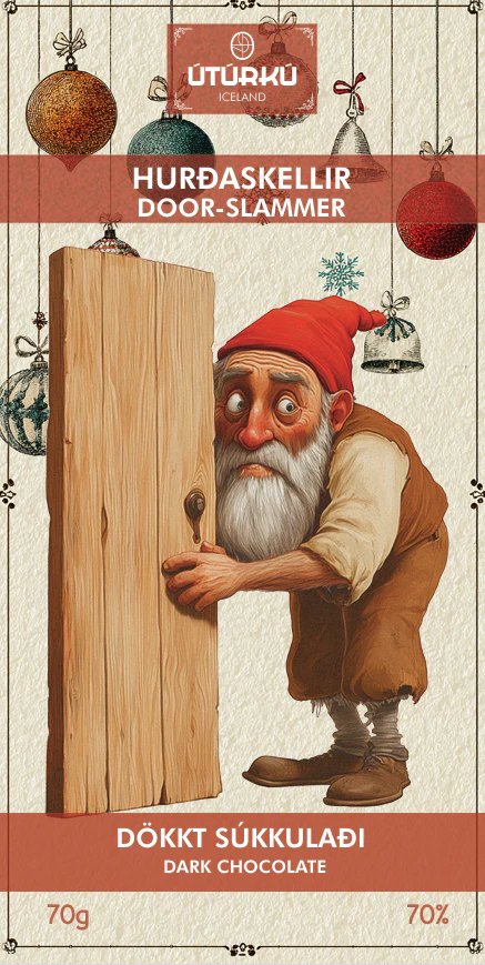 Útúrkú Jólasveinasúkkulaði Hurðaskellir