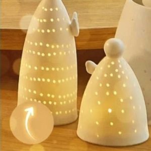 Engill minni með led batterís kerti